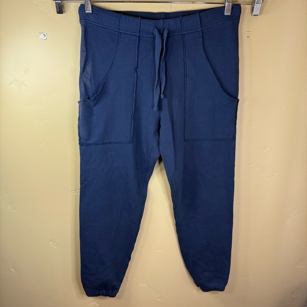 Frank & Eileen Womens‎ Eamon Classic Joggers Dark Blue Size SM Capsule Wardrobe
